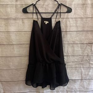 Black Racerback tank top